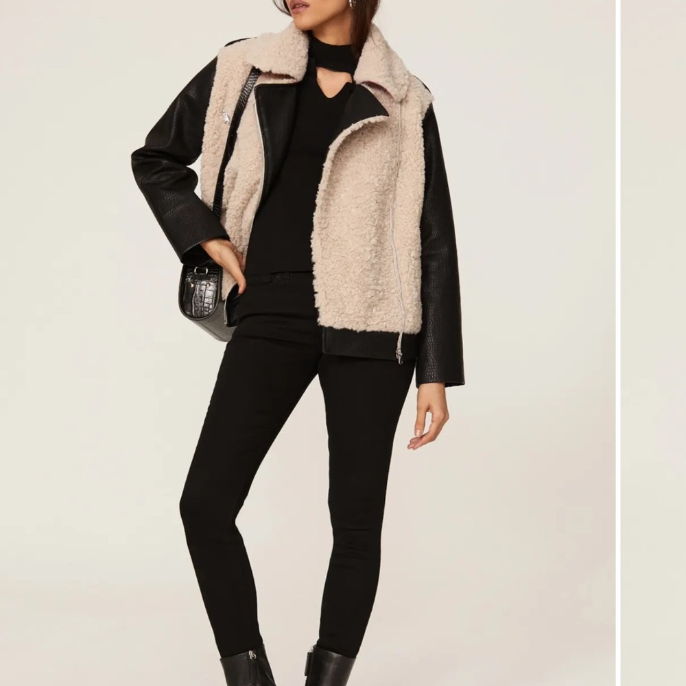 Peter Som x RTR Sherling Moto Jacket